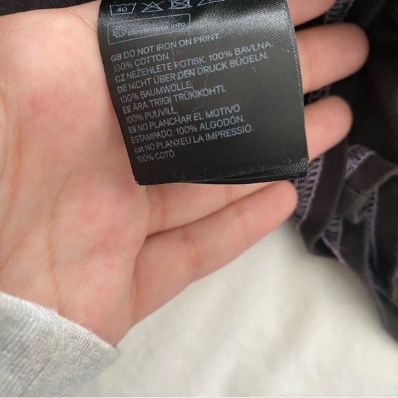 3/30$🤍 H&M | Graphic ribbed baby tee - Picture 7 of 8